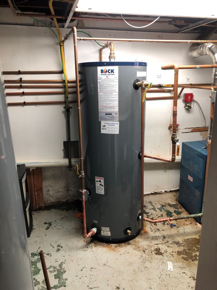 Indirect Water Heater Installed by Hawthorne Mechanical Contractors